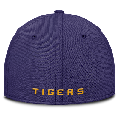 Gorra universitaria Nike Dri-FIT para hombre LSU On-Field Rise Swoosh