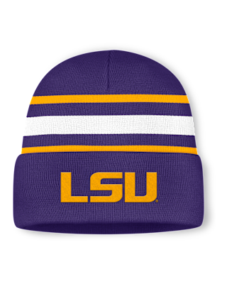 Мужские  LSU Primetime Utility Campus Nike College Cuffed Beanie