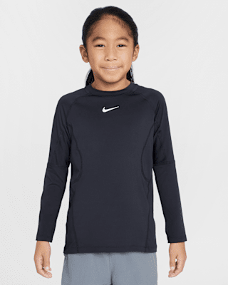 Детские  Nike Little Kids' Dri-FIT Pro Long Sleeve Top