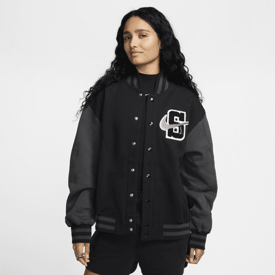 Chamarra bomber oversized para mujer Serena Williams Design Crew