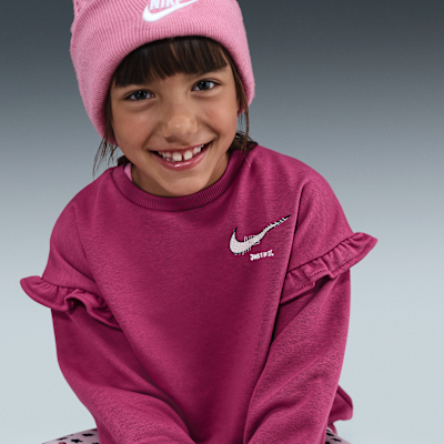 Nike Essentials Dri-FIT zweiteiliges Femme-Set mit Print (jüngere Kinder)