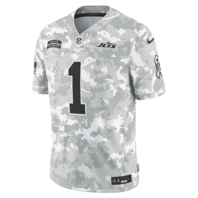 Jersey Nike Dri-FIT de la NFL Limited para hombre Sauce Gardner New York Jets Salute to Service