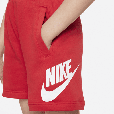 Shorts de French Terry para niños talla grande Nike Sportswear Club Fleece