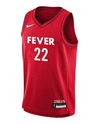 Детские джерси Caitlin Clark Indiana Fever Rebel Edition Big Kids' Nike WNBA Swingman Jersey
