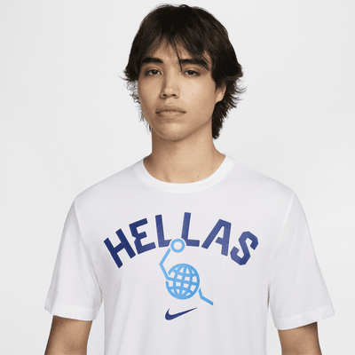 T-shirt de basquetebol Nike Greece para homem