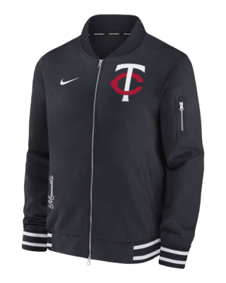 Мужская куртка Minnesota Twins Authentic Collection Nike MLB Full-Zip Bomber