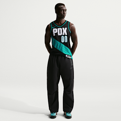 Scoot Henderson Portland Trail Blazers City Edition Men's Nike NBA Swingman Jersey