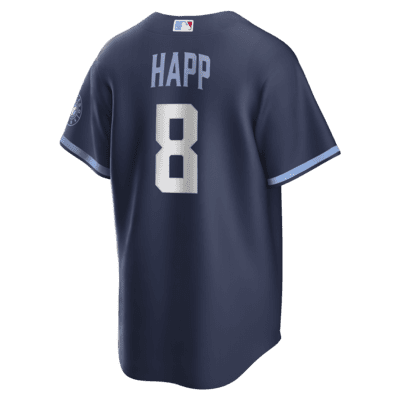 MLB Chicago Cubs City Connect (Ian Happ) Men's Replica Baseball Jersey