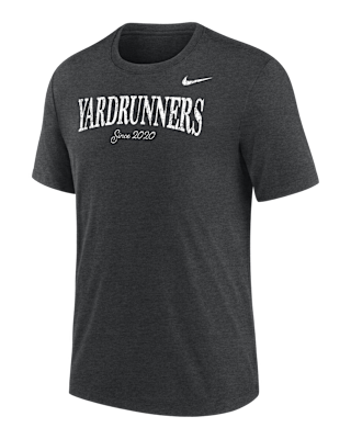 Мужская футболка Nike College (Yardrunners) Tri-Blend Short-Sleeve для бега