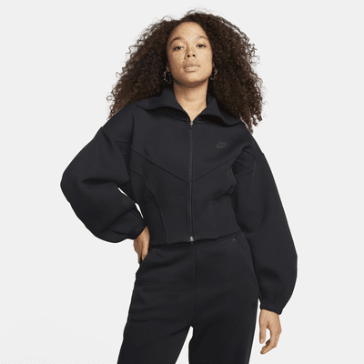 Chamarra de entrenamiento holgada de cierre completo para mujer Nike Sportswear Tech Fleece