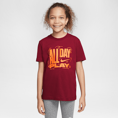 Playera para niños talla grande Nike Sportswear