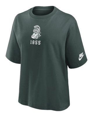 Женская футболка Michigan State Spartans Legacy Established Boxy Nike College