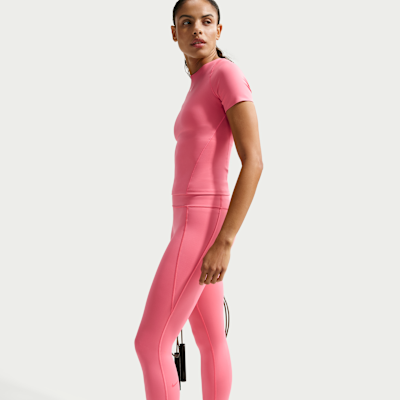 Leggings de cintura alta sin costura delantera de 7/8 para mujer Nike Universa