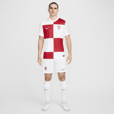 Kroatië 2024/25 Stadium Thuis Nike Dri-FIT replica voetbalshirt voor heren