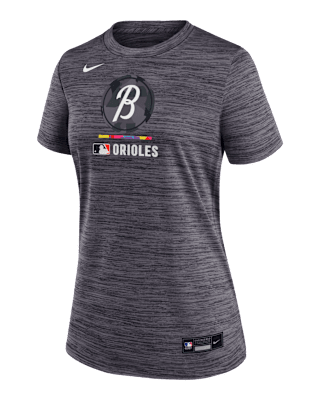 Женская футболка Baltimore Orioles Authentic Collection City Connect Velocity Nike Dri-FIT MLB