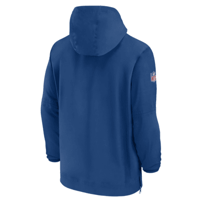 Nike Indianapolis Colts Fleece Hoodie, COLTS, Men's Large