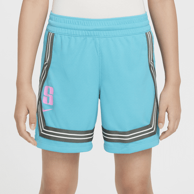 Shorts de básquetbol Dri-FIT para niña talla grande Sabrina