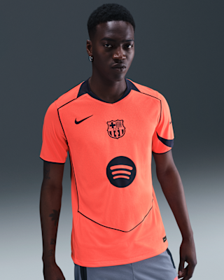 Мужские джерси FC Barcelona 2025/26 Stadium Third Nike Dri-FIT Total 90 Soccer Replica Jersey