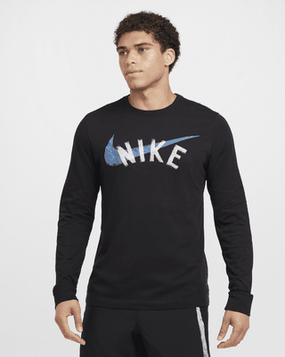 Мужская футболка Nike Dri-FIT Long-Sleeve Fitness для тренировок