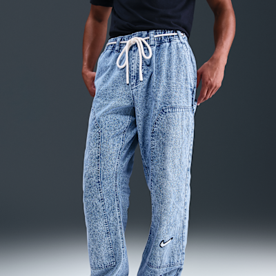 Pants de básquetbol denim para hombre Nike