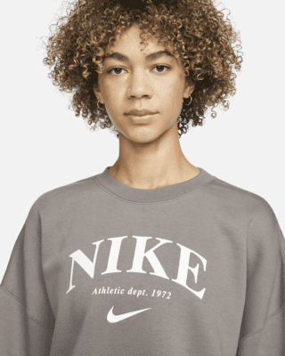 nike sportswear women's essentials fleece cropped crew