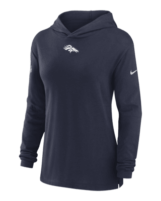 Nike Dri-FIT Sideline (NFL Denver Broncos) Women's Long-Sleeve Hooded Top.