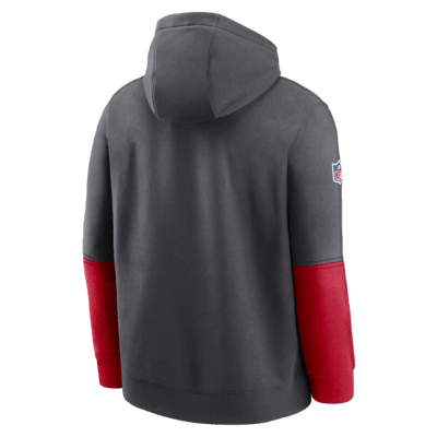 Kansas City Chiefs Sideline Team Issue Club Men's Nike NFL Pullover Hoodie