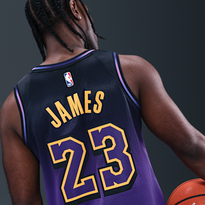 LeBron James Los Angeles Lakers 2024/25 City Edition Men's Nike Dri-FIT NBA Swingman Jersey