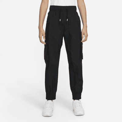 Black Cargo Pants Summer Streetwear Hip Hop Sweat Pants With Chain for Girls  | eBay