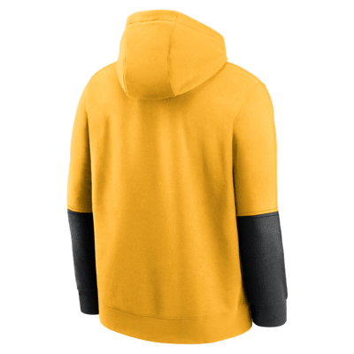 Sudadera con gorro sin cierre universitaria Nike para hombre Iowa Hawkeyes Sideline Team Issue Club