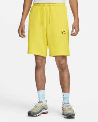 Nike yellow shorts on sale mens