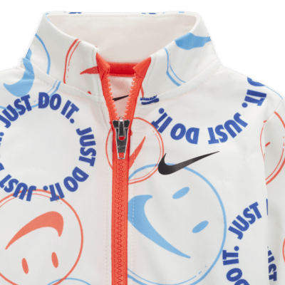 Nike Smiley Swoosh Printed Tricot Set Baby Tracksuit