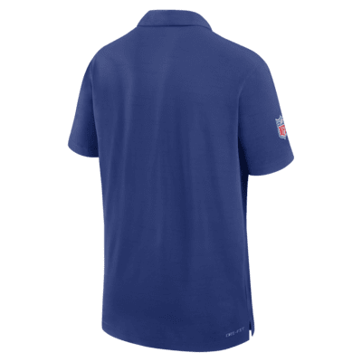 Polo Nike Dri-FIT de la NFL para hombre New York Giants Sideline