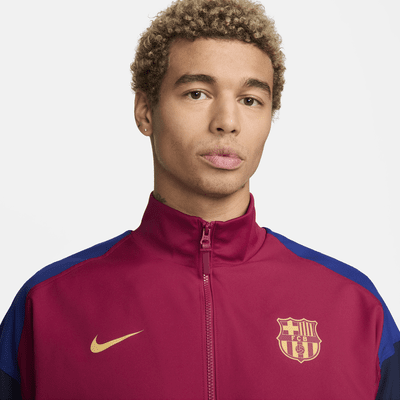 Chamarra de entrenamiento de fútbol Nike Dri-FIT para hombre FC Barcelona Strike