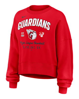 Женские  Cleveland Guardians Nike MLB Pullover Crew