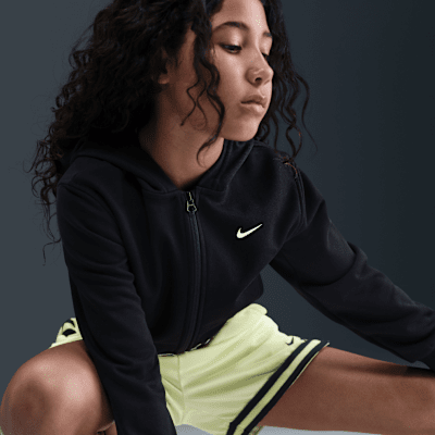 Nike Pro Fleece Big Kids' (Girls') Dri-FIT Full-Zip Hoodie