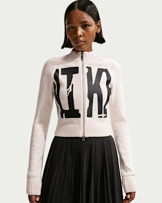 Женские тайтсы Nike Sportswear Tight Graphic Full-Zip Sweater