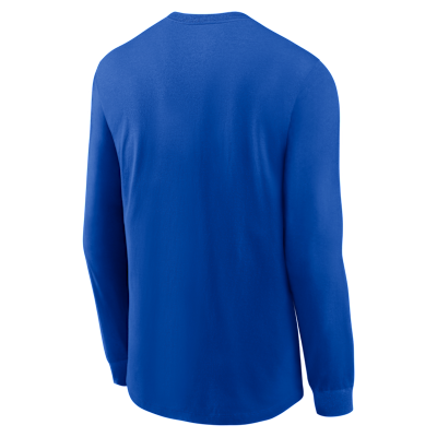 Duke Legacy Arched Logo Men's Nike College Long-Sleeve T-Shirt