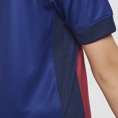 FC Barcelona 2024/25 Stadyum İç Saha Nike Dri-FIT Genç Çocuk Futbol Taraftar Forması