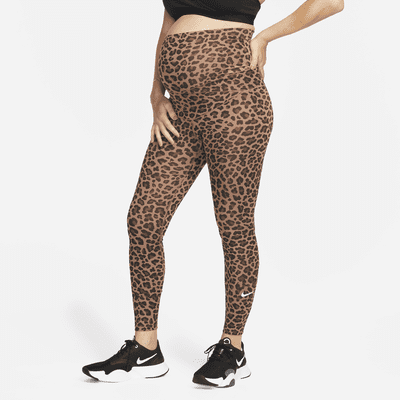 Hub spier Echt niet Nike One (M) Legging met hoge taille en luipaardprint voor dames  (zwangerschapskleding). Nike NL