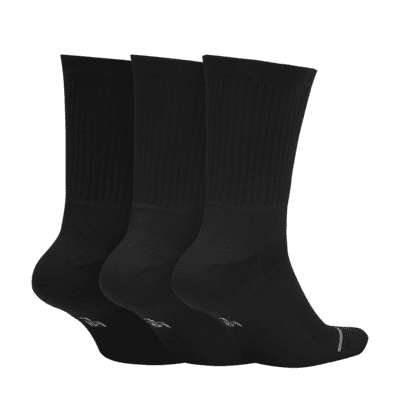 jordan black crew socks