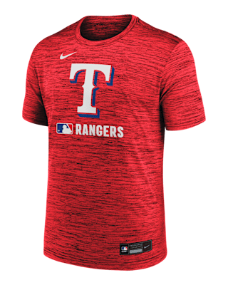 Мужская футболка Texas Rangers Authentic Collection Velocity Nike Dri-FIT MLB