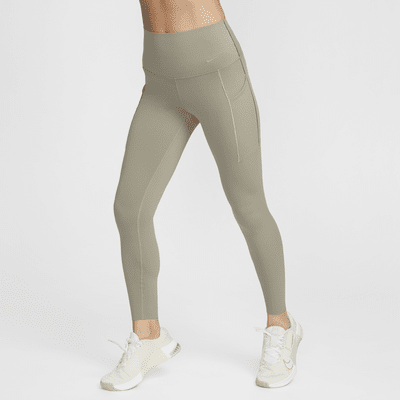 Leggings de 7/8 de tiro alto y sujeción media con bolsillos para mujer Nike Universa