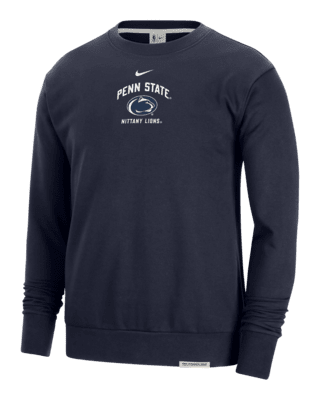 Мужской свитшот Penn State Standard Issue Nike College Fleece Crew-Neck