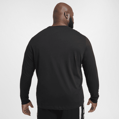 Camisola de basquetebol de manga comprida Nike para homem