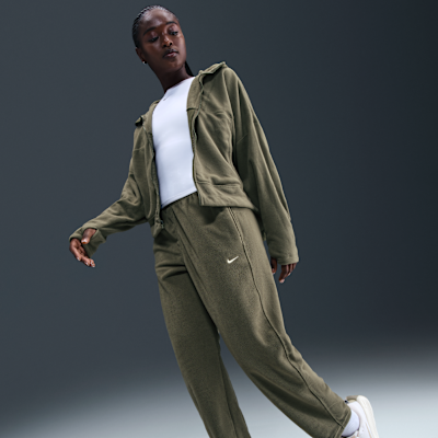 Nike One Women's Therma-FIT Mid-Rise Fleece Trousers