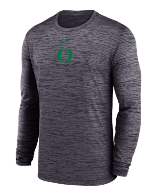 Мужская футболка Oregon Sideline Velocity Nike Dri-FIT College Long-Sleeve