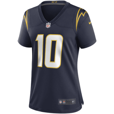 NFL Los Angeles Chargers (Justin Herbert) Women's Game Football Jersey