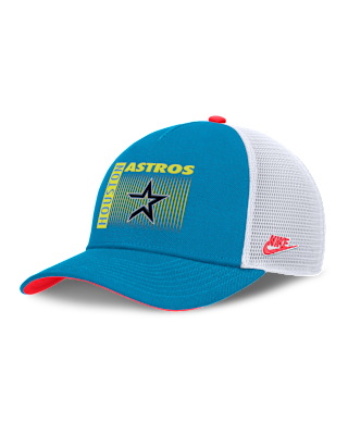 Мужские  Houston Astros Neon 90s Rise Nike Dri-FIT MLB Trucker Adjustable Hat
