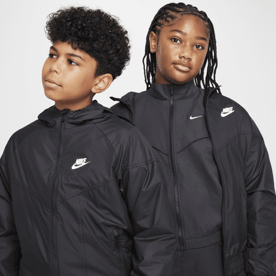 Nike Sportswear Windrunner Big Kids' Hooded Repel Jacket (Extended Size)